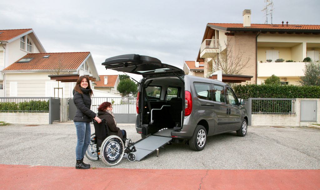 Bezbariérové vozidlo pre vozičkára Fiat Doblo